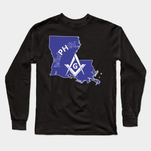 MWPHGLLA - Blue & White Long Sleeve T-Shirt